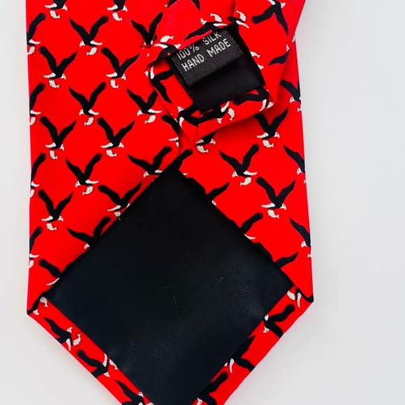 100% silk handmade tie by Jane Davis Doggett - Picture 3 of 4